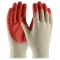 PIP 39-C121 Seamless Knit Cotton/Polyester Gloves - Latex Smooth Grip - Economy Grade
