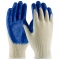 PIP 39-C122 Seamless Knit Cotton/Polyester Gloves - Latex Smooth Grip - Regular Grade