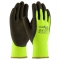 PIP 41-1405 PowerGrab Thermo Hi-Vis Seamless Knit Acrylic Terry Gloves - Latex MicroFinish Grip