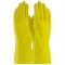 PIP 48-L212Y Assurance Unsupported Latex Gloves - Industrial Flock Lined with Raised Diamond Grip - 21 Mil