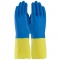 PIP 52-3672 Assurance Unsupported Neoprene/Latex Gloves - Flock Lined with Raised Diamond Grip - 19 Mil