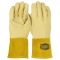 PIP 6021 Ironcat Premium Top Grain Pigskin Leather Mig Welder's Gloves w/ Kevlar Stitching - Split Leather Gauntlet Cuff