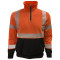 Reflective Apparel 605CT Type R Class 3 Safety Sweatshirt - Hi-Vis Orange/Black