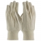PIP 90-908 Premium Grade Cotton Canvas Single Palm Gloves - Knitwrist
