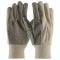 PIP 91-910PDI Economy Grade Cotton Canvas Gloves - PVC Dot Grip on Palm, Thumb and Forefinger - 10 oz