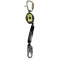 Miller TurboLite + Single Web Personal Fall Limiter - Steel Carabiner - Steel Locking Snap Hook - 6'