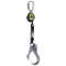 Miller TurboLite + Single Web Personal Fall Limiter - Aluminum Carabiner - Aluminum Locking Rebar Hook - 11'
