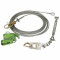 Miller SG8183-10 SkyGrip Temporary Horizontal Lifeline Kit System - 2 Cross-Arm Straps - 10 Feet
