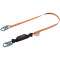 Miller T6111-Z7 Titan II Single Leg Pack-Type Shock-Absorbing Web Lanyard with Locking Snap Hooks