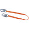 Miller Titan II Positioning and Restraint Web Lanyard with Steel Locking Snap Hooks
