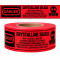 Presco DANGER Crystalline Silica Barricade Tape - 3in x 1000ft - Red