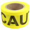CAUTION - Presco Biodegradable Barricade Tape - Yellow
