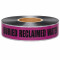 Presco CAUTION BURIED RECLAIMED WATER LINE BELOW Detectable Underground Warning Tape