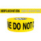 Presco Day/Night SHERIFFS LINE DO NOT CROSS Warning Tape - 3in x 1000ft - 3 Mil - Yellow