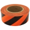 Presco SOGBK Striped Roll Flagging Tape - Orange Glo/Black