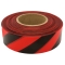 Presco SRBK Striped Roll Flagging Tape - Red/Black