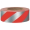 Presco SRREF Striped Roll Flagging Tape - Red/Reflective Silver