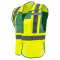 Full Source PSV-EMS Type P Class 2 Public Safety Vest - Lime and Green