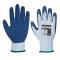 Portwest A100 Latex Grip Gloves - Grey/Blue