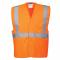 Portwest C472 Hi-Vis One Band & Brace Safety Vest - Orange