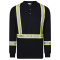 Portwest IFS662 Frontline 6.9oz Henley Long Sleeve T-Shirt - Navy