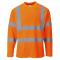 Portwest S278 Cotton Comfort Long Sleeve T-Shirt - Orange