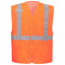 Portwest UC491 Economy External Pocket Mesh Safety Vest - Orange