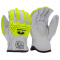 Pyramex GL3006CKB Select Grain Goatskin Leather Driver Gloves with A5 HPPE Liner - TPR Impact