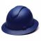 Pyramex HP54122 Ridgeline Full Brim Hard Hat - 4-Point Ratchet Suspension - Matte Blue Graphite Pattern