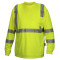 Pyramex RLTS3310 Type R Class 3 Long Sleeve Safety Shirt - Yellow/Lime