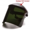 Pyramex S1250 Cylinder Polycarbonate Face Shield - IR5 Green (Headgear Sold Separately)