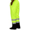 Reflective Apparel 700STLB ANSI Class E Waterproof Black Bottom Safety Pants - Yellow/Lime