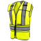 DEWALT DSV421 Type R Class 2 Adjustable Breakaway Mesh Safety Vest - Yellow/Lime