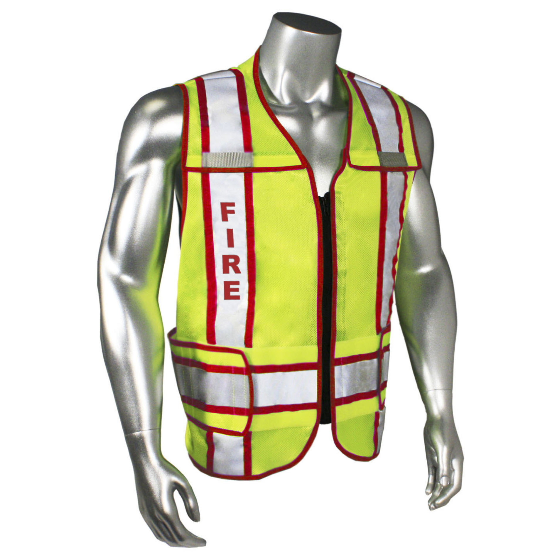 Radians LHV-207-3G-FIR Type P Class 2 EMS Safety Vest - Yellow/Red