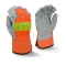 Radians RWG3200HV Hi-Viz Regular Shoulder Split Cowhide Leather Palm Gloves