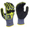 Radians RWG583 Cut Level A6 HPPE Work Gloves - TPR and Sandy Foam Nitrile