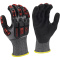 Radians RWG590 Cut Level A9 HPPE/Nickel Gold Shell Work Gloves - TPR Impact Protection