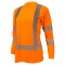 Radians ST21W Type R Class 3 Women's Long Sleeve Safety Shirt - Orange