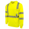 Radians ST61-3PGS Type R Class 3 Hooded Mesh Long Sleeve Safety Shirt - Yellow/Lime
