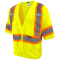 Radians SV232-3ZGM Type R Class 3 Expandable Two-Tone Safety Vest - Yellow/Lime