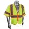 Radians SV272-3ZGM Type R Class 3 Multipurpose Two-Tone Surveyor Safety Vest - Yellow/Lime