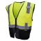 Radians SV3B Type R Class 2 Color-Blocked Economy Mesh Safety Vest - Yellow/Lime