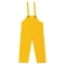 MCR Safety 200BF Classic Series Rain Bib Pants - .35mm PVC/Polyester - Yellow