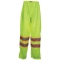 MCR Safety CLELC Luminator Class E Two Tone Mesh/Solid Safety Pants - Yellow/Lime