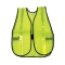 MCR Safety S220R Non ANSI Hi-Gloss Lime Reflective Stripes Mesh Safety Vest - Yellow/Lime