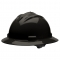 Bullard S71BKR Standard Full Brim Hard Hat - Ratchet Suspension - Black