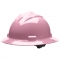 Bullard S71LPR Standard Full Brim Hard Hat - Ratchet Suspension - Light Pink