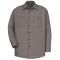 Red Kap SC30 Men's Wrinkle Resistant Cotton Work Shirt - Long Sleeve - Graphite Grey