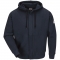 Bulwark FR SEH4 Men's Fleece Zip-Front Hooded Sweatshirt - Navy