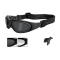 Wiley X SG-1 Glasses/Goggles - Matte Black Asian Fit Frame - Grey & Clear Lenses